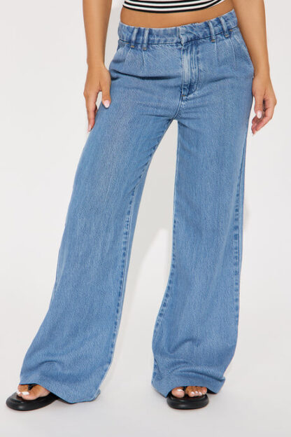 Jeans de Pierna Ancha con Tiro Alto - Image 5