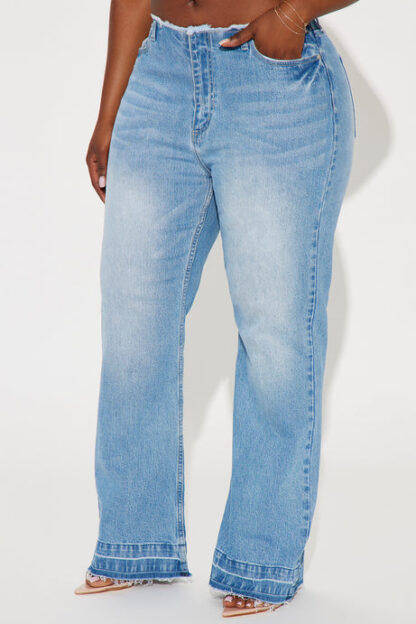 Jeans Bootcut de Cintura Alta y Bajo Deshilachado - Image 5