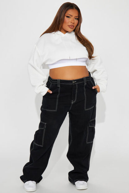 Jeans estilo carpintero de pierna ancha - Image 6
