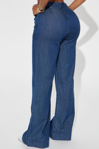 Jeans de Pierna Ancha con Tiro Alto - Image 3